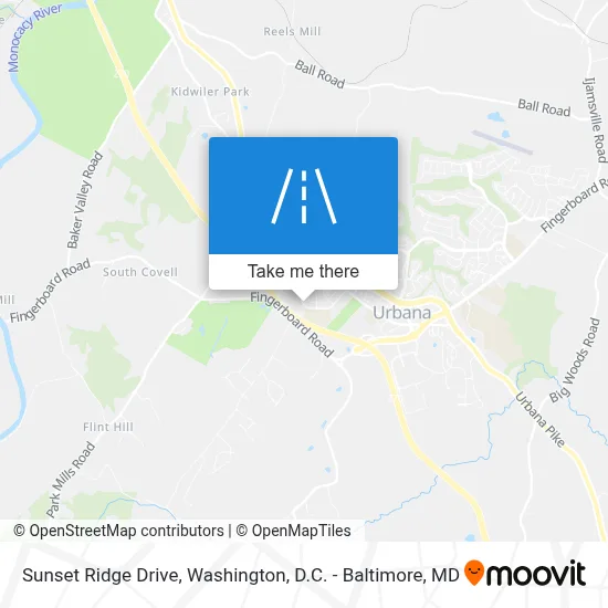 Sunset Ridge Drive map