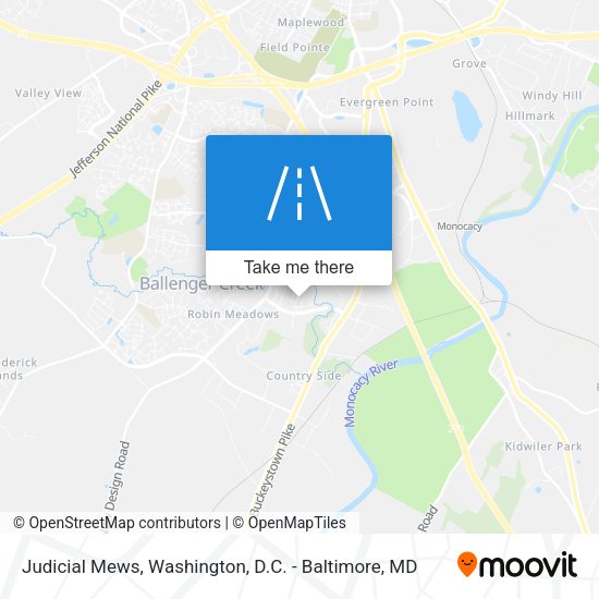 Judicial Mews map
