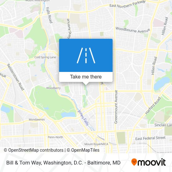 Bill & Tom Way map