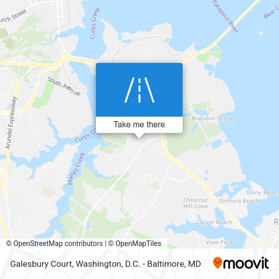 Mapa de Galesbury Court
