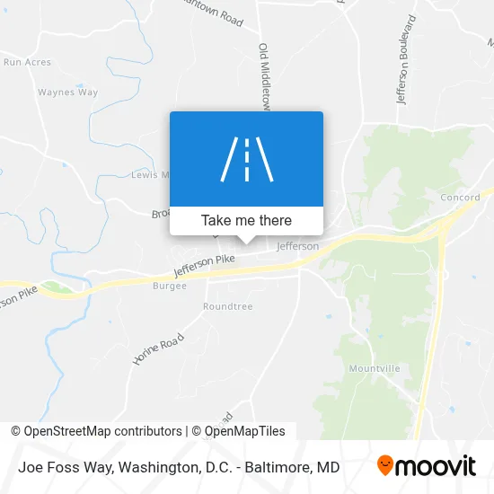 Joe Foss Way map