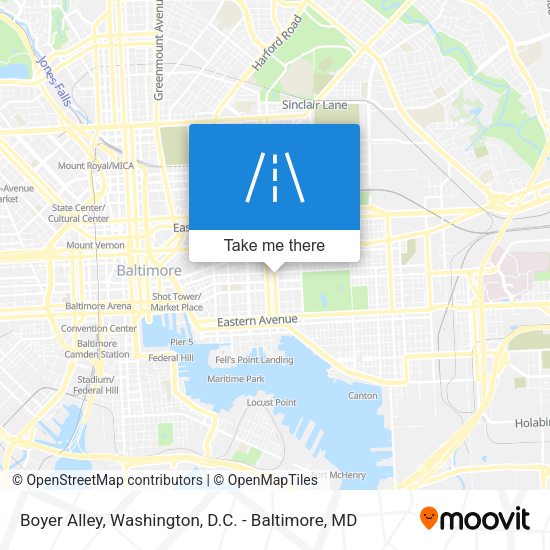Mapa de Boyer Alley