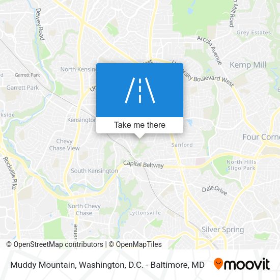 Muddy Mountain map