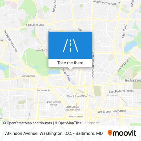 Mapa de Atkinson Avenue