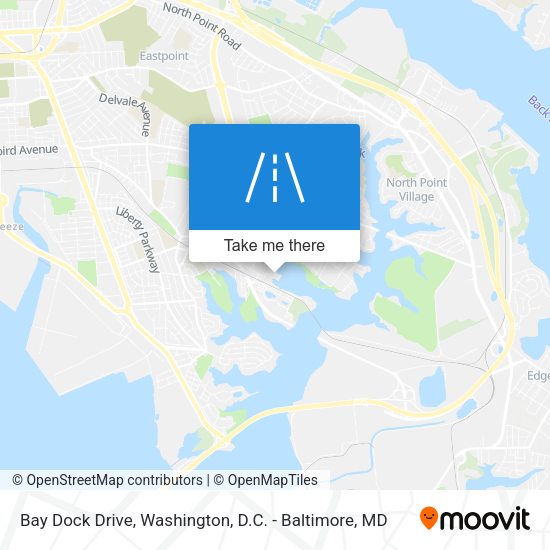 Bay Dock Drive map