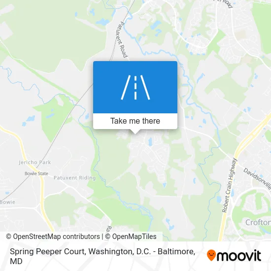 Spring Peeper Court map