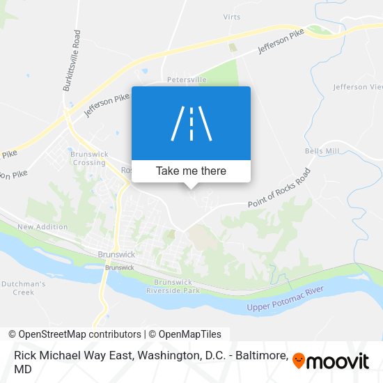 Rick Michael Way East map