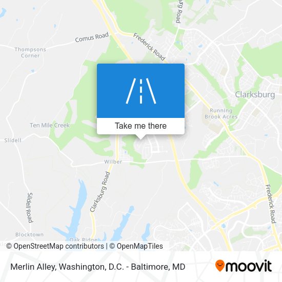 Merlin Alley map