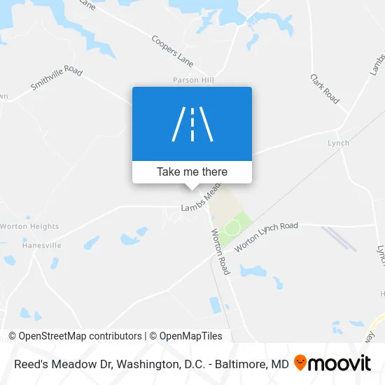 Reed's Meadow Dr map