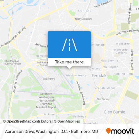 Aaronson Drive map