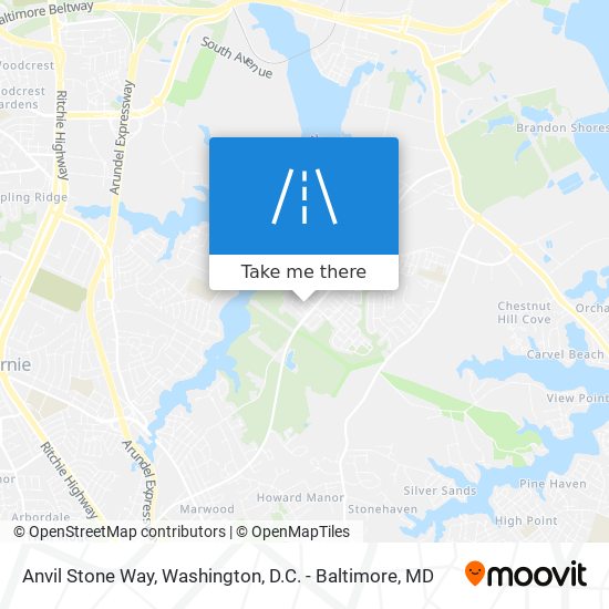 Mapa de Anvil Stone Way