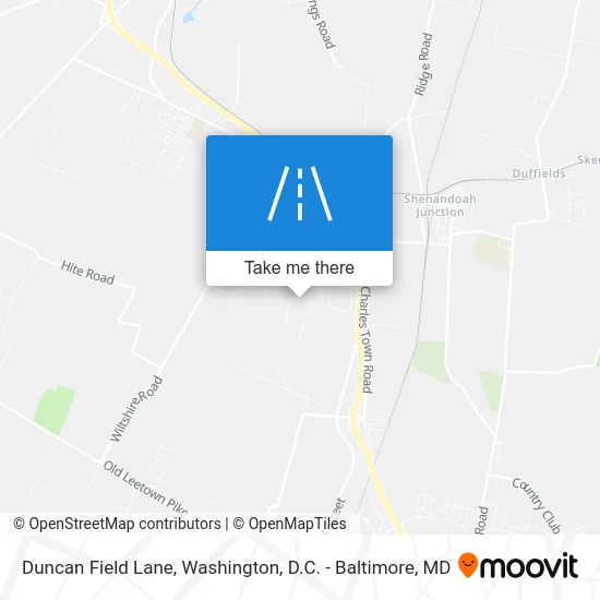 Duncan Field Lane map