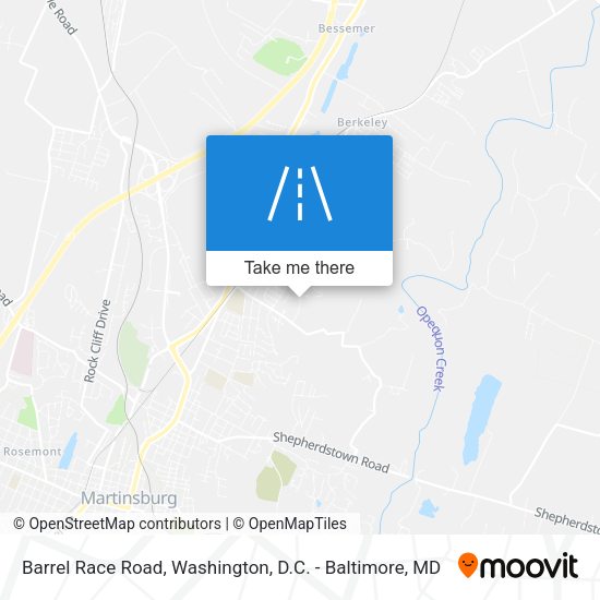 Mapa de Barrel Race Road