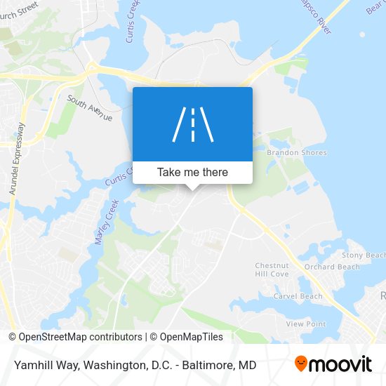 Yamhill Way map