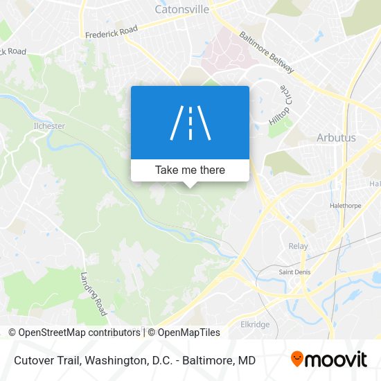 Cutover Trail map