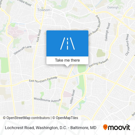 Lochcrest Road map