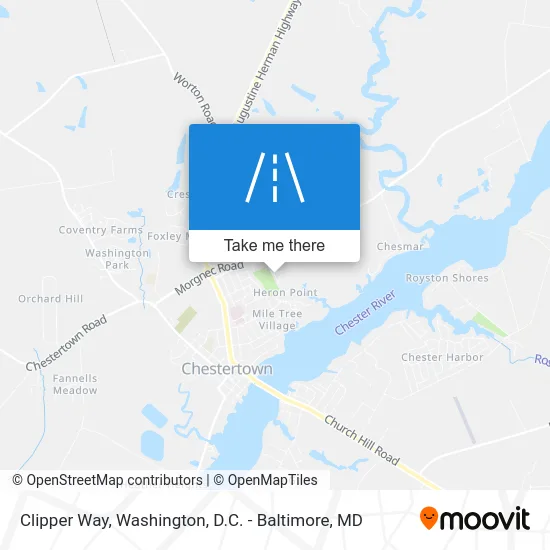 Clipper Way map