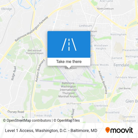 Level 1 Access map
