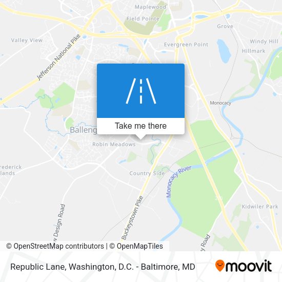 Mapa de Republic Lane