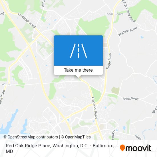 Mapa de Red Oak Ridge Place