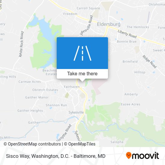 Sisco Way map