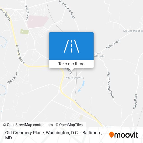 Mapa de Old Creamery Place