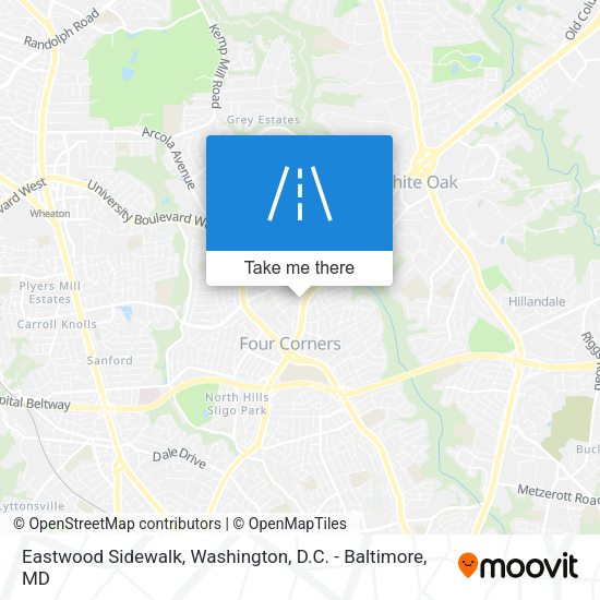 Eastwood Sidewalk map