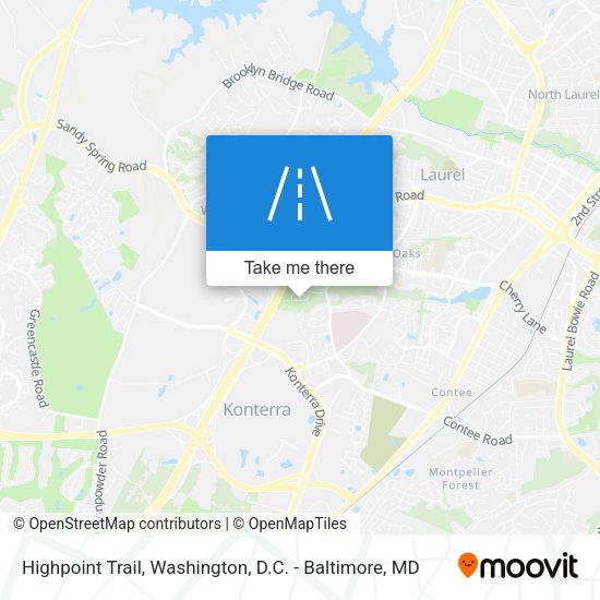 Mapa de Highpoint Trail