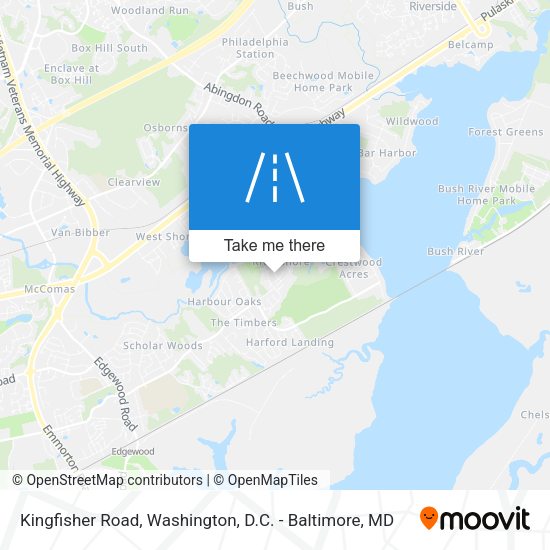 Mapa de Kingfisher Road