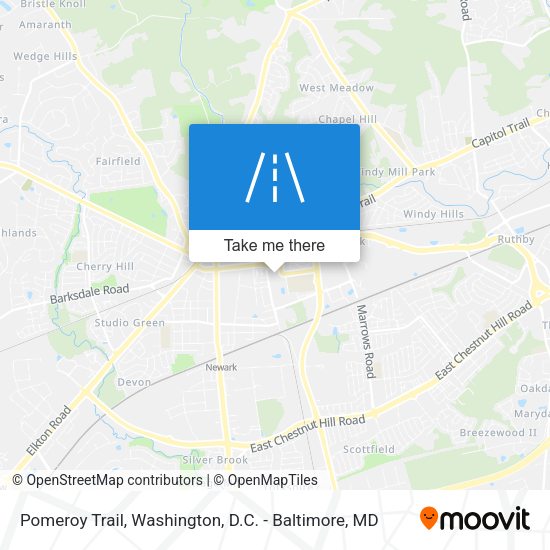 Mapa de Pomeroy Trail