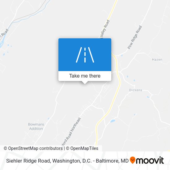Mapa de Siehler Ridge Road