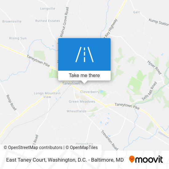 East Taney Court map