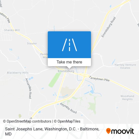 Saint Josephs Lane map