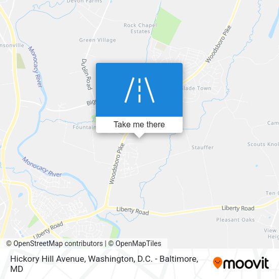 Mapa de Hickory Hill Avenue