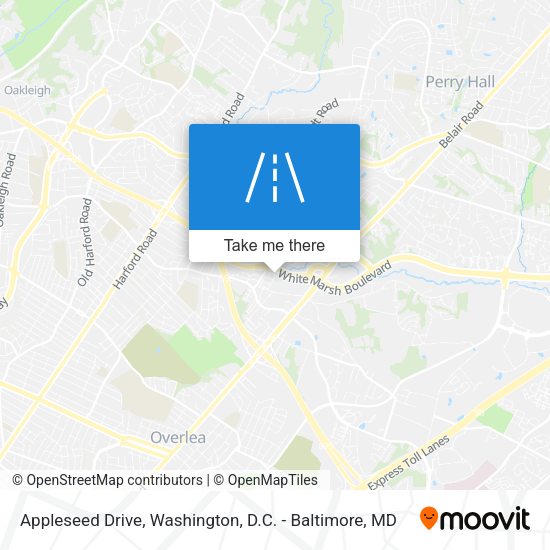 Appleseed Drive map