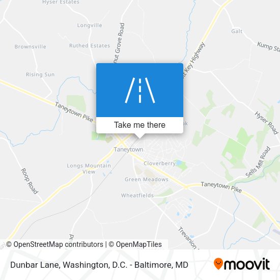 Mapa de Dunbar Lane