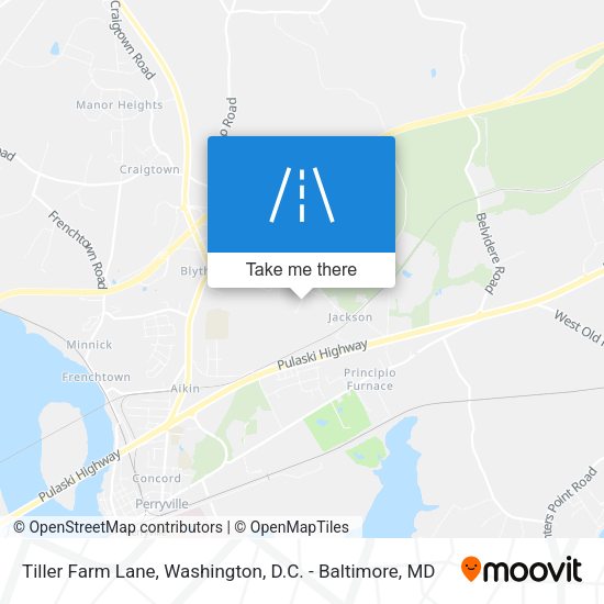 Tiller Farm Lane map