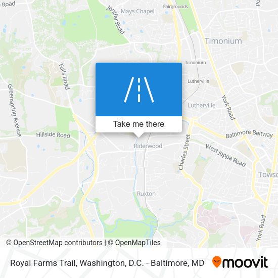 Mapa de Royal Farms Trail