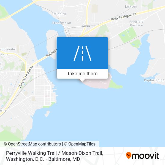 Perryville Walking Trail / Mason-Dixon Trail map
