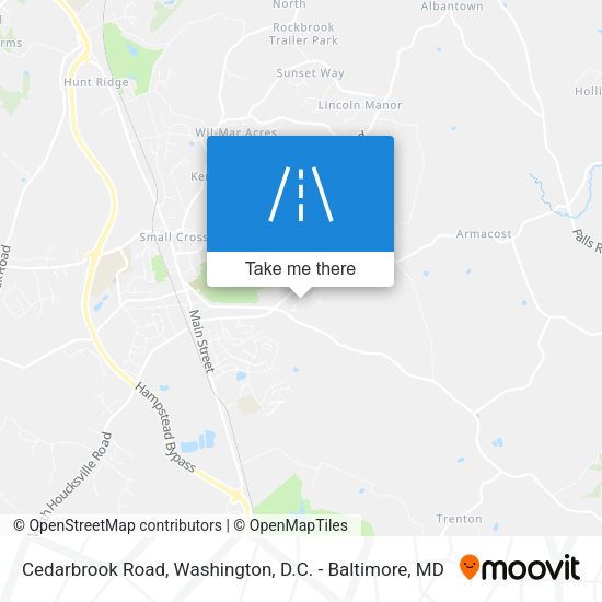 Mapa de Cedarbrook Road