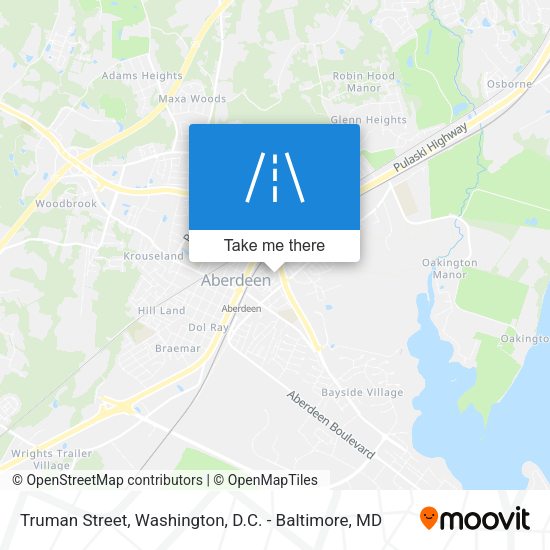 Truman Street map