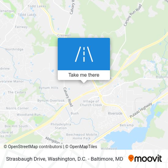 Mapa de Strasbaugh Drive