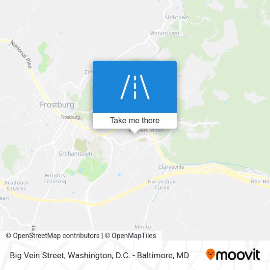 Big Vein Street map