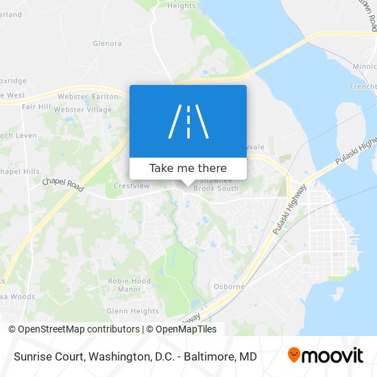 Sunrise Court map