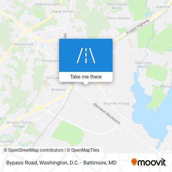Mapa de Bypass Road
