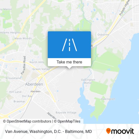 Mapa de Van Avenue