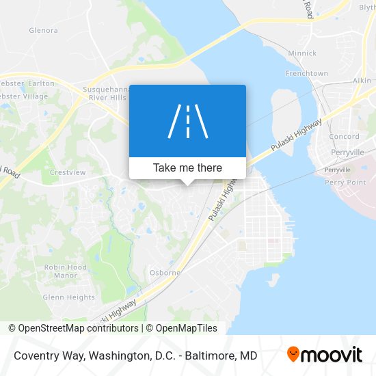 Coventry Way map