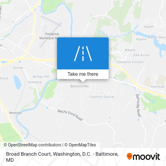Broad Branch Court map