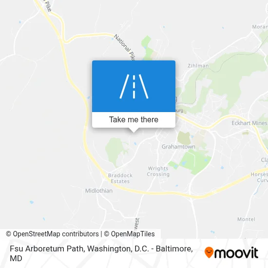 Fsu Arboretum Path map