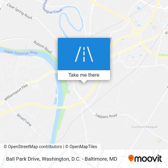 Ball Park Drive map